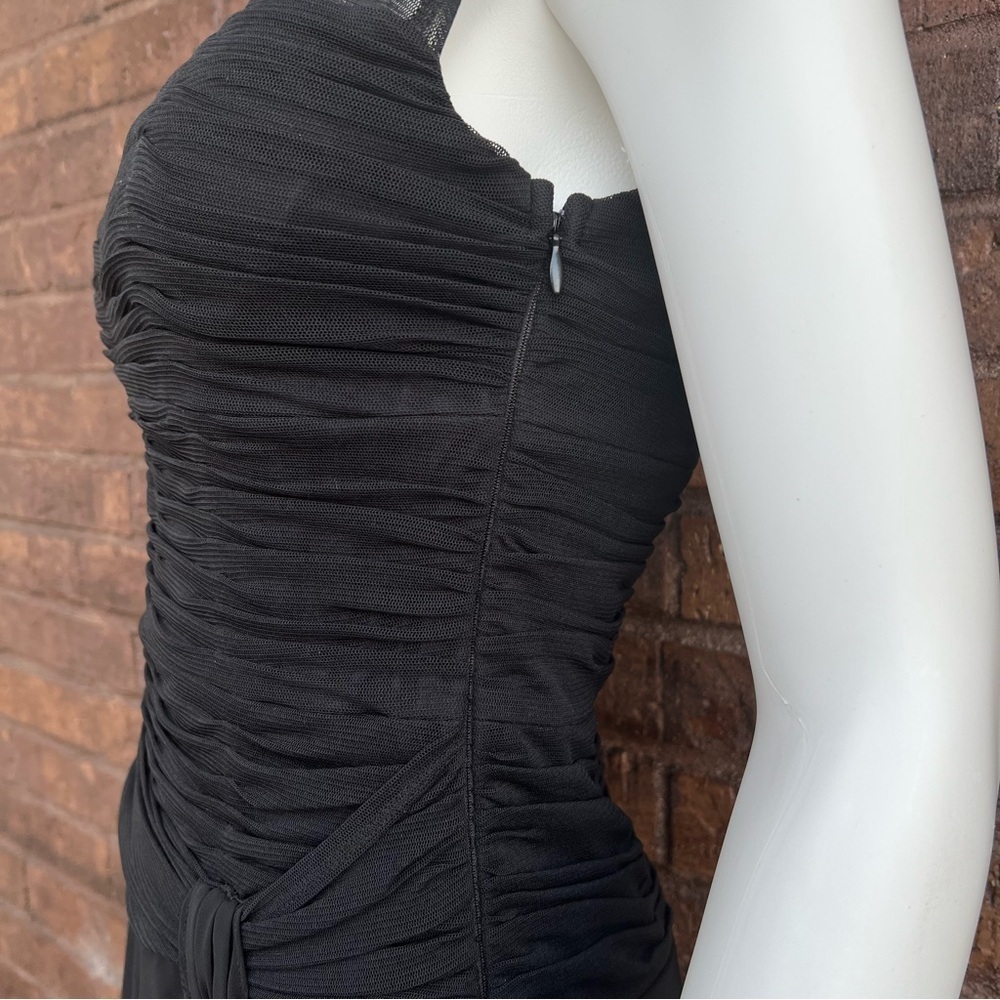 signature by sangria Woman’s elegant Black Dress Sz 4 - Picture 6 of 8